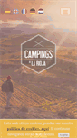 Mobile Screenshot of campingslarioja.es