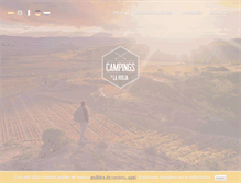 Tablet Screenshot of campingslarioja.es